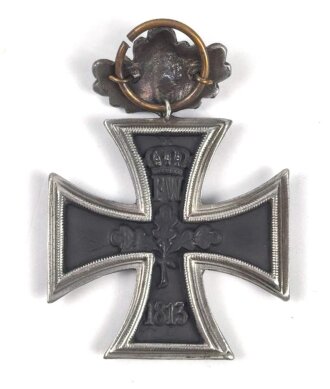 Eisernes Kreuz 2. Klasse 1870 mit Eichenlaub. Einteilige...