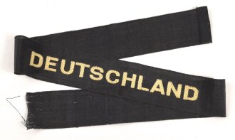 Mützenband " Deutschland" für eine Kindermütze. Gesamtlänge 52cm