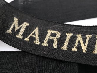 Mützenband " MARINE " für eine...