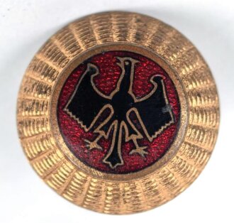 Reichsbanner Schwarz-Rot-Gold, emaillierte Mützenkokarde