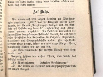 "Militaria - Heitere Soldatengeschichten" datiert 1916,  94 Seiten, DIN A6, gebraucht, Neu eingebunden