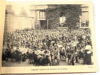 "Landsturm Infanterie-Bataillon Straubing in Brüssel - Erinnerungsbilder" datiert 1915, 100 Bilder, DIN A5, gebraucht