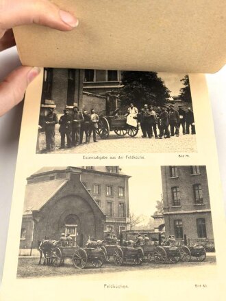 "Landsturm Infanterie-Bataillon Straubing in Brüssel - Erinnerungsbilder" datiert 1915, 100 Bilder, DIN A5, gebraucht