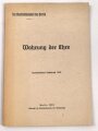  "Wahrung der Ehre" Der Oberbefehltshaber des Heeres Nr. 2500. 38. PA (2)., datiert 1939, 47 Seiten, DIN A5