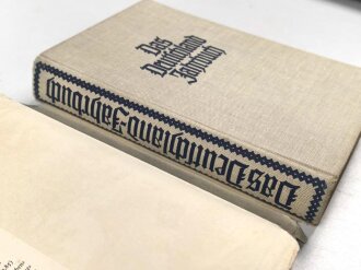 "Deutsches Jahrbuch für die deutsche Jugend und das deutsche Volk" 366 Seiten mit Widmung von 1936, Umschlag defekt