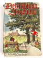 "Deutsches Jahrbuch für die deutsche Jugend und das deutsche Volk" 366 Seiten mit Widmung von 1936, Umschlag defekt