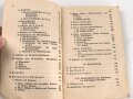 H.Dv. 200 "Ausbildungsvorschrift für die Artillerie Heft 6 Schießvorschrift" datiert 1937, DIN A6, 210 Seiten, gebraucht