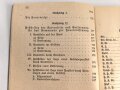 H.Dv. 200 "Ausbildungsvorschrift für die Artillerie Heft 6 Schießvorschrift" datiert 1937, DIN A6, 210 Seiten, gebraucht