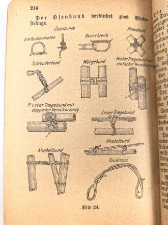 H.Dv. 200/2 g "Ausbildungsvorschrift für die Artillerie Heft 2g Ausbildung einer Batterie" datiert 1937, DIN A6, 228 Seiten, gebraucht