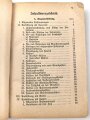 H.Dv. 200/2 g "Ausbildungsvorschrift für die Artillerie Heft 2g Ausbildung einer Batterie" datiert 1937, DIN A6, 228 Seiten, gebraucht