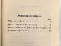 H.Dv. 200/3 "Ausbildungsvorschrift für die Artillerie Heft 3 Ausbildung in der Feuertätigkeit der Batterie" datiert 1933, DIN A6, 23 Seiten, gebraucht