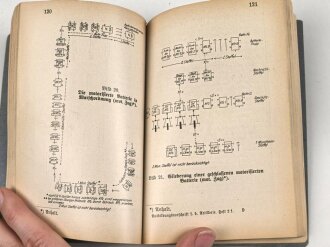 H.Dv. 200/2f "Ausbildungsvorschrift für die Artillerie Heft 2f Ausbildung einer Batterie" datiert 1938, DIN A6, 258 Seiten, gebraucht