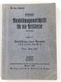 H.Dv. 200/2f "Ausbildungsvorschrift für die Artillerie Heft 2f Ausbildung einer Batterie" datiert 1938, DIN A6, 258 Seiten, gebraucht