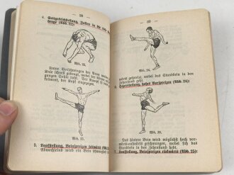 H.Dv. 475 "Sportvorschrift für das Heer" datiert 1938, DIN A6, 126 Seiten, gebraucht