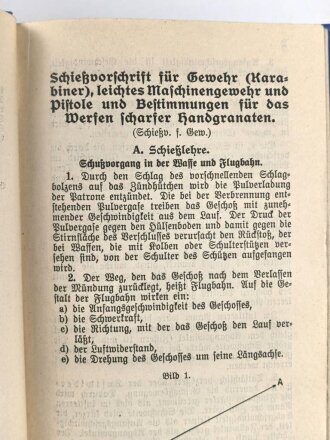 "Schießvorschrift für Gewehr (Karabiner),...