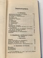 "Schießvorschrift für Gewehr (Karabiner), leichtes Maschinengewehr uns Pistole und die Bestimmung für das Werfen scharfer Handgranaten" datiert 1922, DIN A6, 162 Seiten, gebraucht, Bibliothekseinband ?