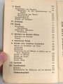 H.Dv. 300/1 "Truppenführung 1. Teil" datiert 1943, DIN A6, 319 Seiten, gebraucht