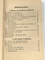 H.Dv. 130/9 "Ausbildungsvorschrift für die Infanterie Heft 9 Führung und Kampf der Infanterie" datiert 1940, DIN A6, 160 Seiten, gebraucht