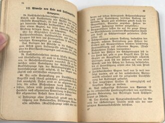 H.Dv. 483 "Die Nachschubdienste des Feldheeres" datiert 1939, DIN A6, 80 Seiten, gebraucht