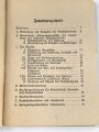 H.Dv. 483 "Die Nachschubdienste des Feldheeres" datiert 1939, DIN A6, 80 Seiten, gebraucht