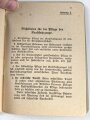 H.Dv. 483 "Die Nachschubdienste des Feldheeres" datiert 1939, DIN A6, 80 Seiten, gebraucht