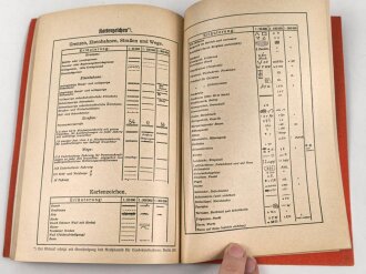 "Die Ausbildung des Inf.- Kompanietrupps Aufgaben und Einsatz" datiert 1938, DIN A6, 133 Seiten, gebraucht