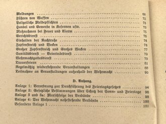 H.Dv. 131 "Standortdienst-Vorschrift" datiert 1941, DIN A4, 104 Seiten, gebraucht