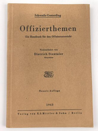 "Offizierthemen - Ein Handbuch für den...