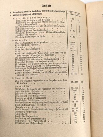 H.Dv. 3/1 "I. Militärstrafgesetzbuch - II....