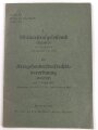 H.Dv. 3/1 "I. Militärstrafgesetzbuch - II. Kriegssonderstrafrechtsverordnung" datiert 1940, DIN A5, 32 Seiten, gebraucht