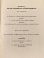 H.Dv. 3/1 "I. Militärstrafgesetzbuch - II. Kriegssonderstrafrechtsverordnung" datiert 1940, DIN A5, 32 Seiten, gebraucht