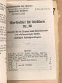 Oberkommando des Heeres, Sammlung von "Merkblätter für die Artillerie" datiert ab 1939