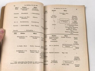 "Offizierthemen - Ein Handbuch für den Offizierunterricht" datiert 1943, DIN A5, 77 Seiten, gebraucht