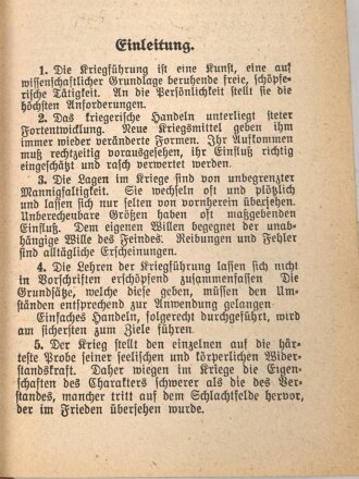 H.Dv. 300/1 "Truppenführung 1. Teil" datiert 1936, DIN A6, 319 Seiten, gebraucht