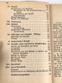 H.Dv. 300/1 "Truppenführung 1. Teil" datiert 1936, DIN A6, 319 Seiten, gebraucht