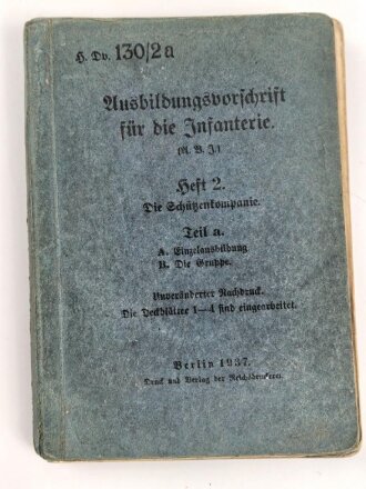 H.Dv. 130/2a "Ausbildungsvorschrift für die...