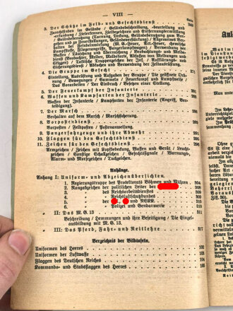 "Der Dienstunterricht im Heere, Ausgabe für den Schützen der Schützenkompanie" datiert 1941, 332 Seiten, DIN A5, gebraucht