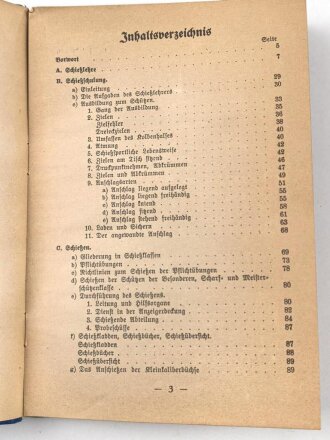 "Anleitung für den Schießsport Teil I: Kleinkaliberschießen", 146 Seiten, gebraucht