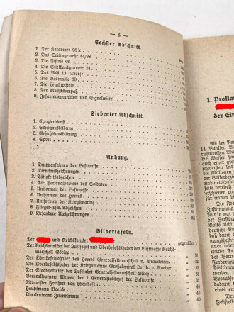 "Der Dienstunterricht in der Luftwaffe" Jahrgang 1941, 302 Seiten, DIN A5