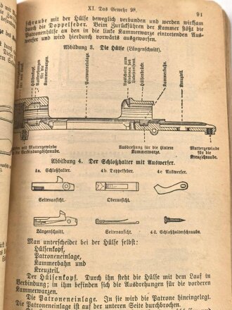 Der gute Kamerad - Ein Lern und Lesebuch für den Dienstunterricht des deutschen Infanteristen, datiert 1915, 260 Seiten, DIN A5, stark gebraucht