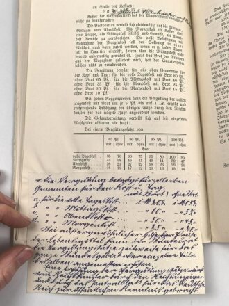 "Mobilmachungsbüchlein für die Ortsvorsteher" datiert 1905, 47 Seiten, DIN A5, gebraucht