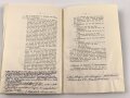 "Mobilmachungsbüchlein für die Ortsvorsteher" datiert 1905, 47 Seiten, DIN A5, gebraucht