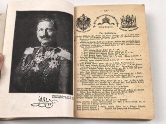 "Unterrichtsbuch für die Königlich Bayerischen Maschinengewehr Kompagnien Gerät 08" datiert 1915, 244 Seiten, DIN A5,  stark gebraucht