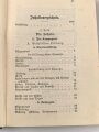 D.V.E. Nr. 130 "Exerzier-Reglement für die Infanterie" datiert 1909, 230 Seiten, DIN A6, gebraucht mit Deckblätter