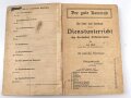 Der gute Kamerad - Ein Lern und Lesebuch für den Dienstunterricht des deutschen Infanteristen, datiert 1916, 254 Seiten, DIN A5, stark gebraucht