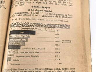 Transfeldts Dienstunterricht für den Infanteristen des Deutschen Heeres, Kriegsausgabe 1916, 224 Seiten, DIN A5, stark gebraucht