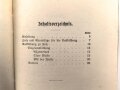 "Ausbildungsvorschrift für die Feldartillerie Heft 1: Ausbildung zu Fuß", datiert 1917, 31 Seiten, DIN A6, gebraucht