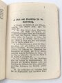 "Ausbildungsvorschrift für die Feldartillerie Heft 1: Ausbildung zu Fuß", datiert 1917, 31 Seiten, DIN A6, gebraucht