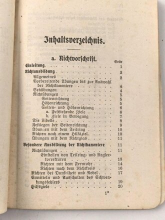 "Ausbildungsvorschrift für die Feldartillerie...