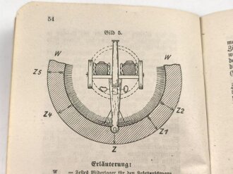 "Ausbildungsvorschrift für die Feldartillerie Heft 2: Ausbildung am unbespannten Geschütz" datiert 1917, 64 Seiten, DIN A6, gebraucht